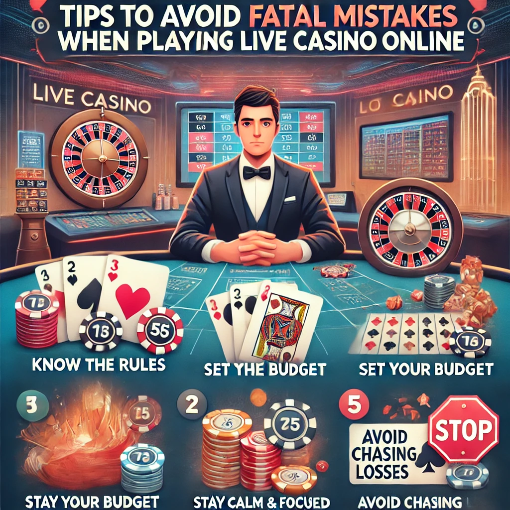 Tips Menghindari Kesalahan Fatal Saat Bermain Game Live Casino Online