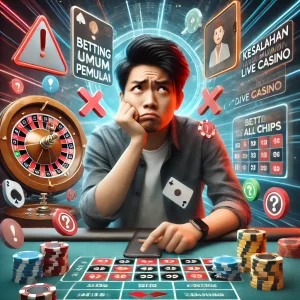 Live Casino : Kesalahan Umum Pemula di Live Casino