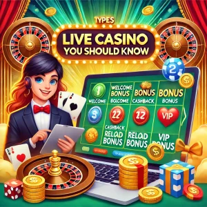 Live Casino : Jenis-Jenis Bonus Live Casino yang Harus Anda Ketahui